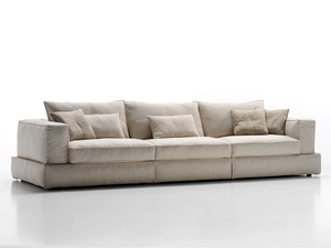 CARESSE - Sectional fabric sofa with removable cover _ ESTEL GROUP